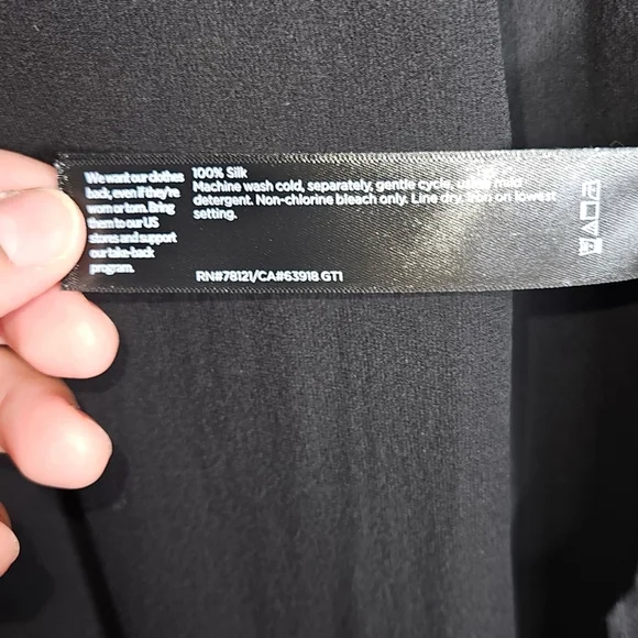 Eileen Fisher Sheer 100% Silk Georgette Jacket – Oversized Petite Small, NWOT - Picture 11 of 11